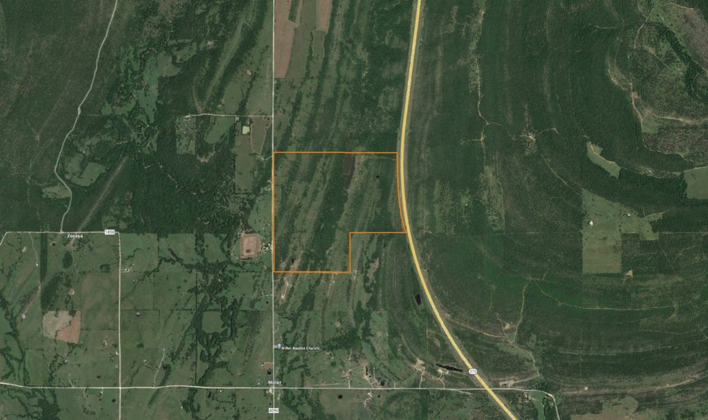 Rare, Proven Deer Hunting Tract in the Deer Capital of the World: Aerial View
