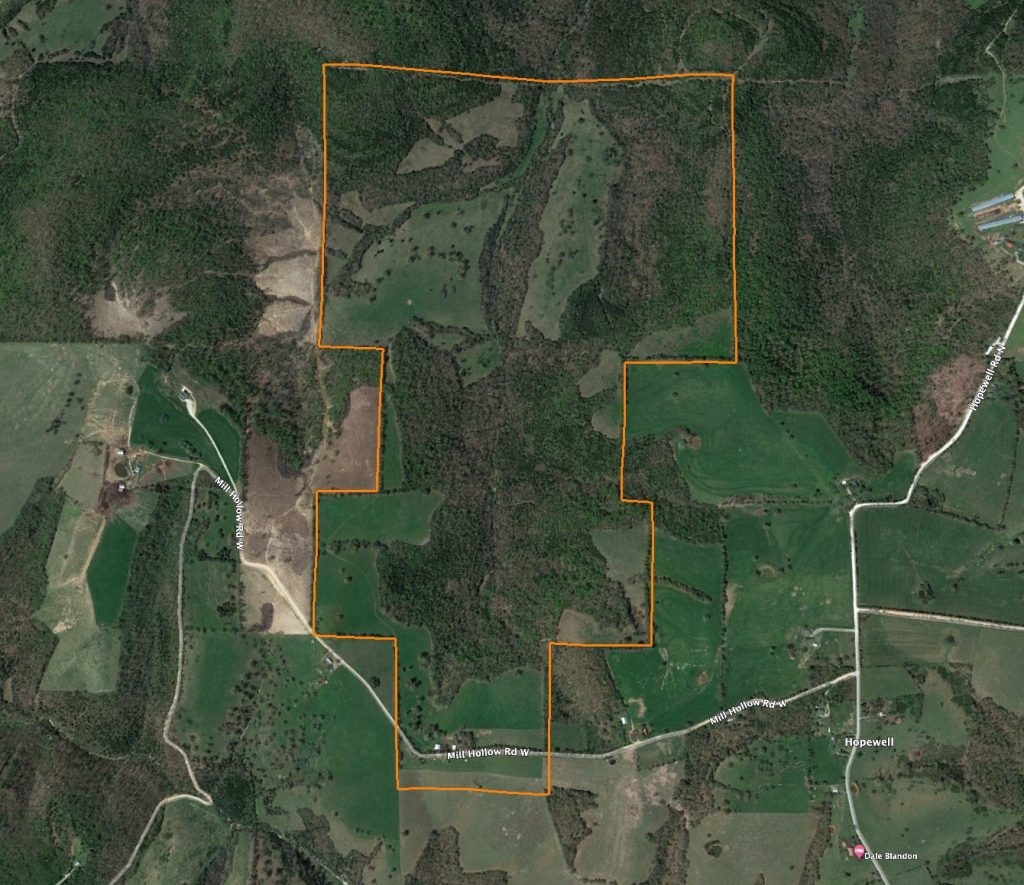 450 +/- Acre Dual-Purpose Ranch with a Cabin and Year-Round Spring: Aerial View