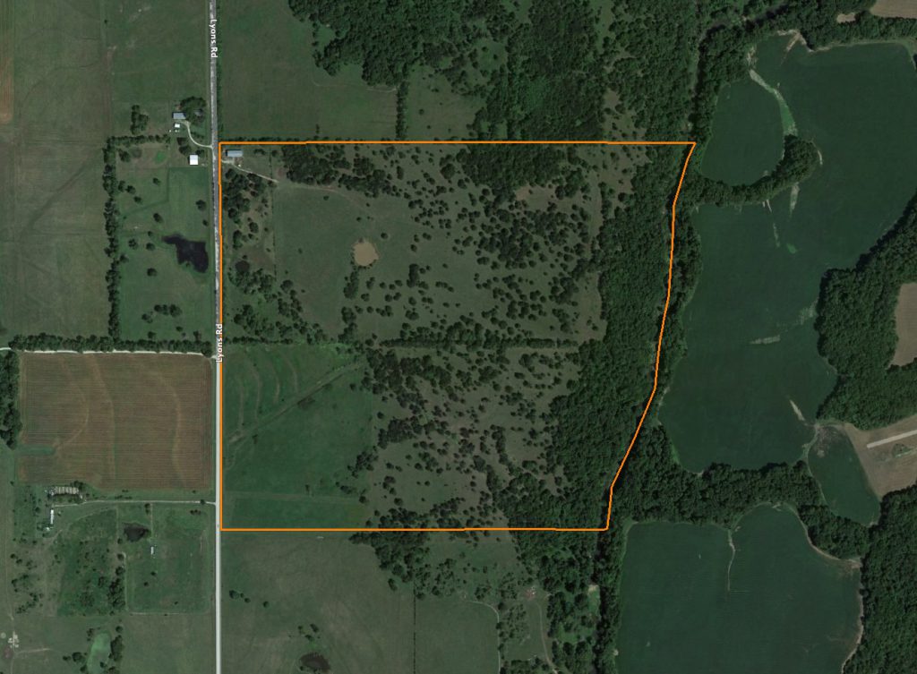 174 +/- Acres of Prime Hunting on Big Creek: Aerial View