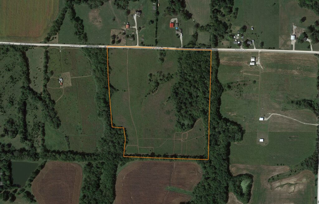 Excellent Cass County Hunting and Build Site: Aerial View