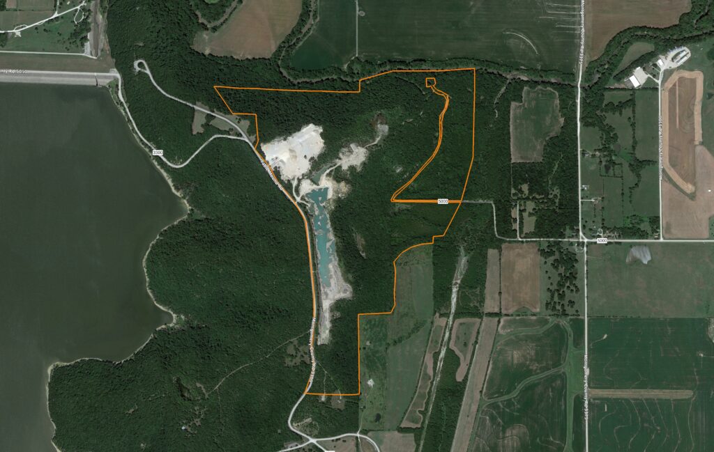 Elk River Big Buck Haven with Income: Aerial View