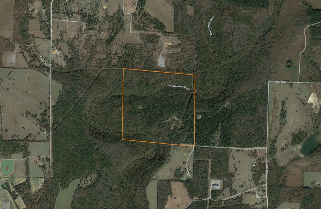 160 +/- Acres of Prime Recreational Ground: Aerial View