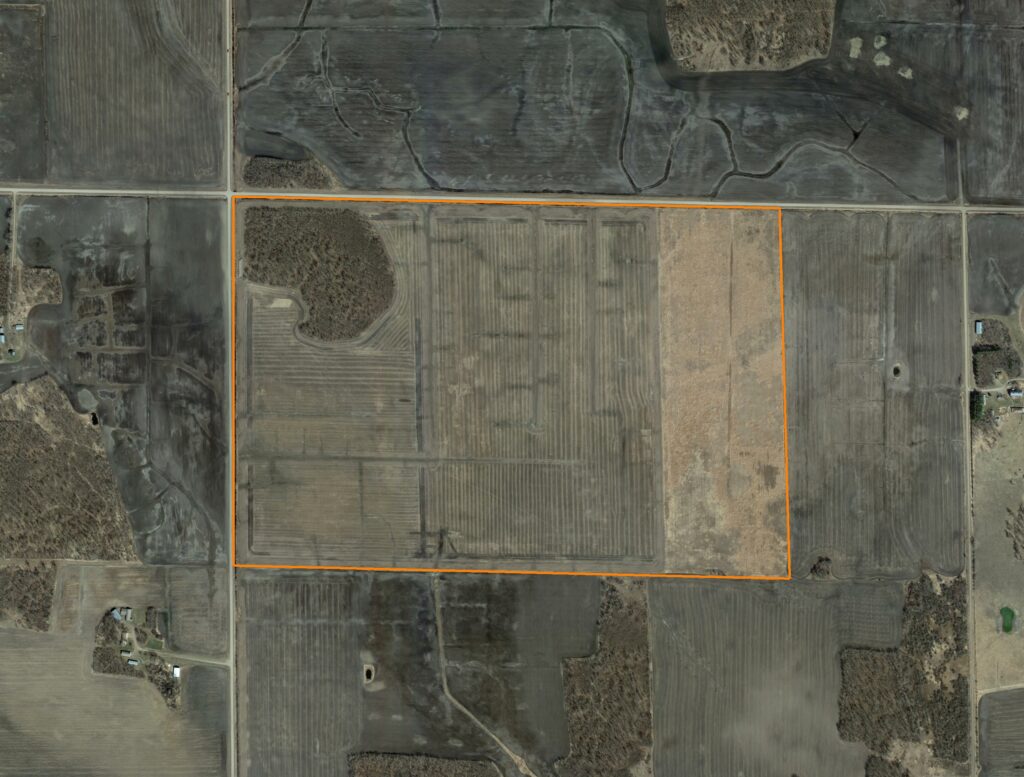 240 Acres of Northern Minnesota Farm Ground: Aerial View
