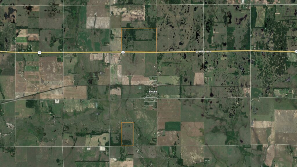 Beautiful Home on Hunting and Grazing Acreage: Aerial View