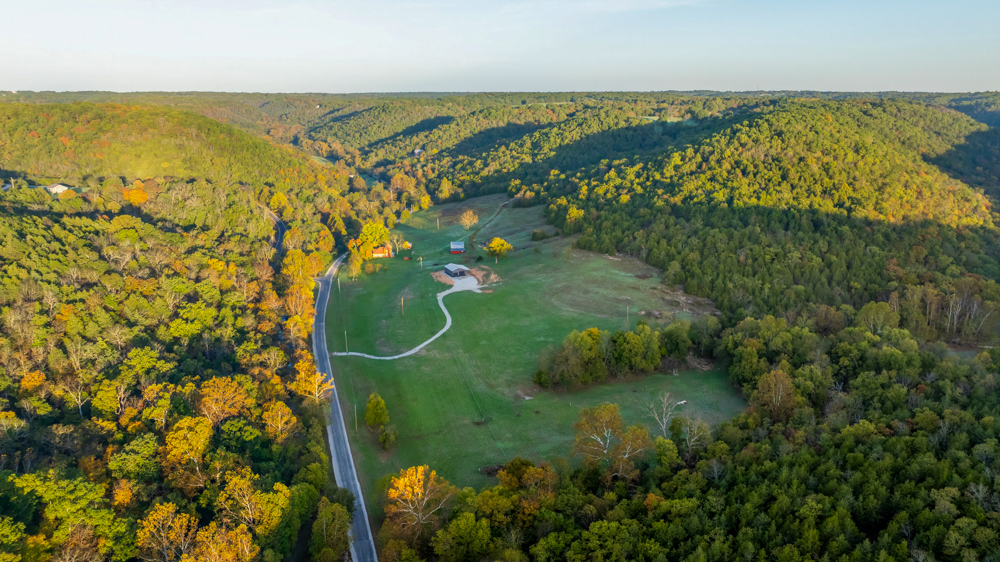 Turn-Key 160 Acres with Hurricane Creek, Timbered Ridges, and Pastureland