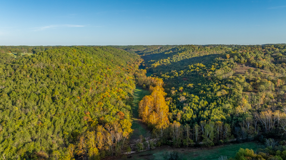 Turn-Key 160 Acres with Hurricane Creek, Timbered Ridges, and Pastureland