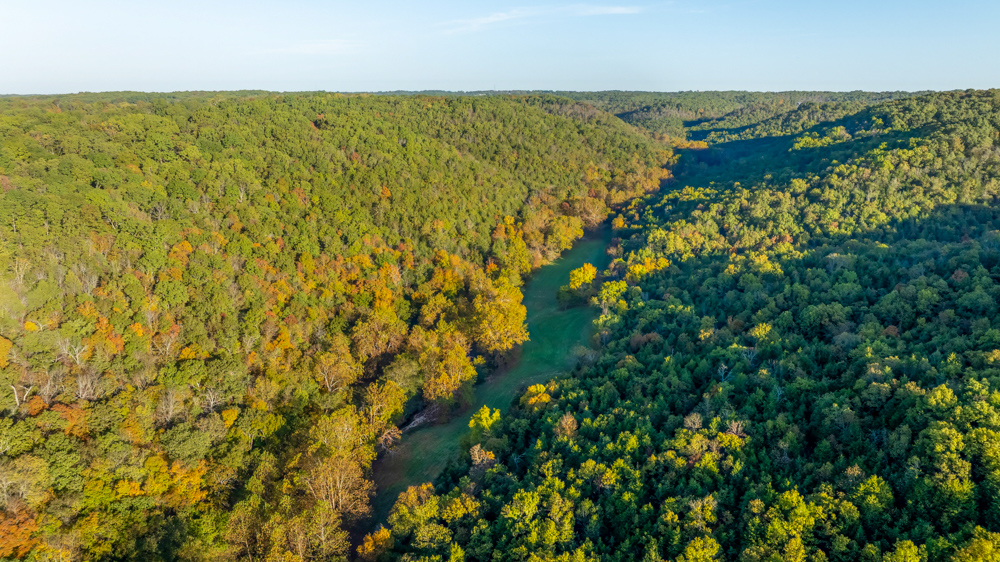 Turn-Key 160 Acres with Hurricane Creek, Timbered Ridges, and Pastureland