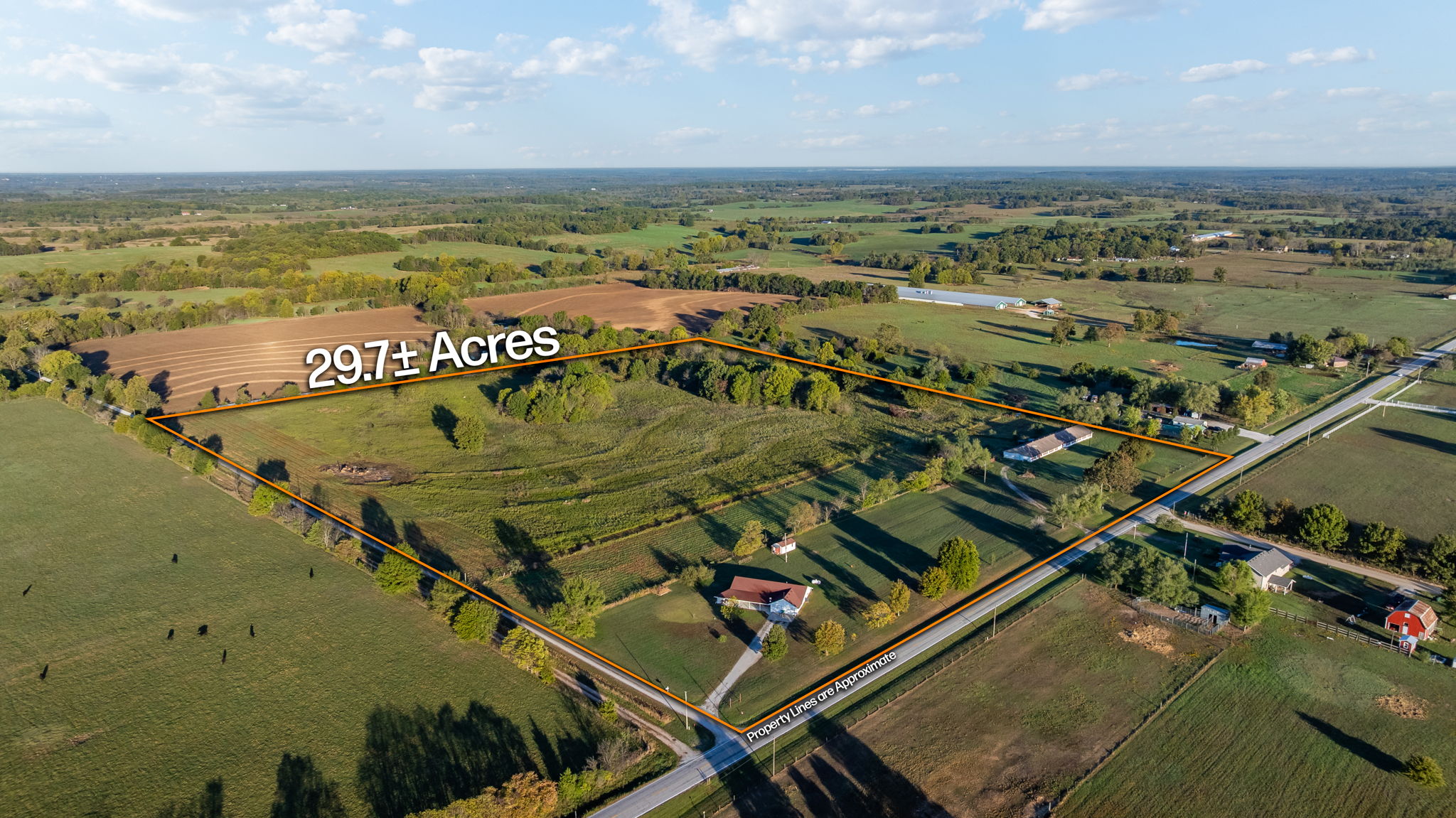 Dade County Hobby Farm Opportunity on 29.7 +/- Acres