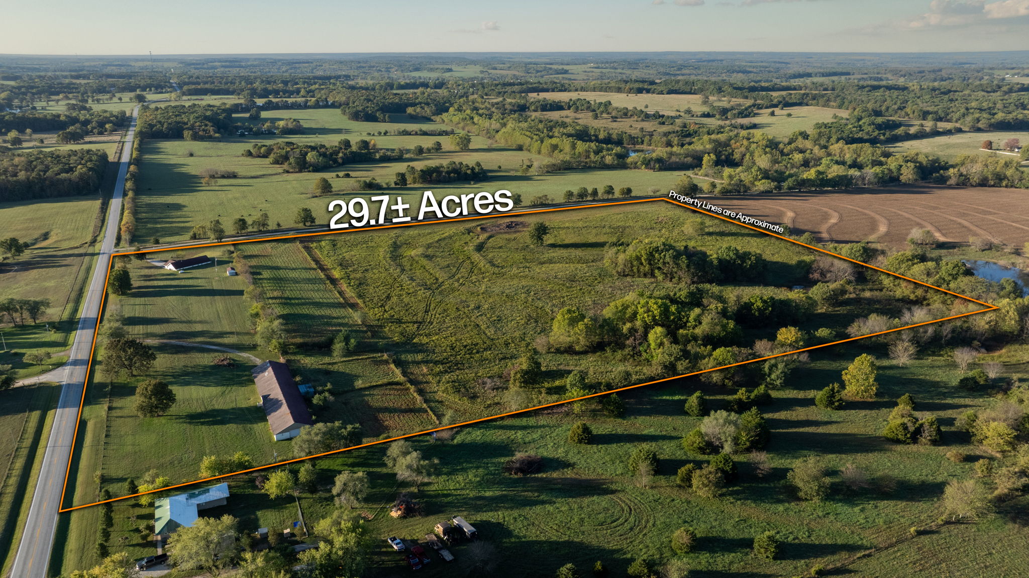 Dade County Hobby Farm Opportunity on 29.7 +/- Acres