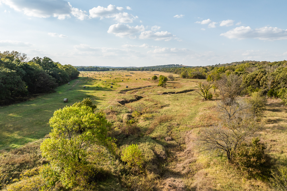 327 +/- Acres with Bird Creek Frontage in Osage County