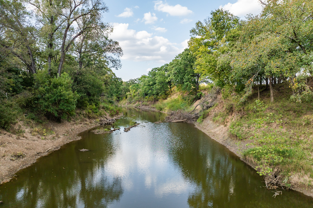 327 +/- Acres with Bird Creek Frontage in Osage County