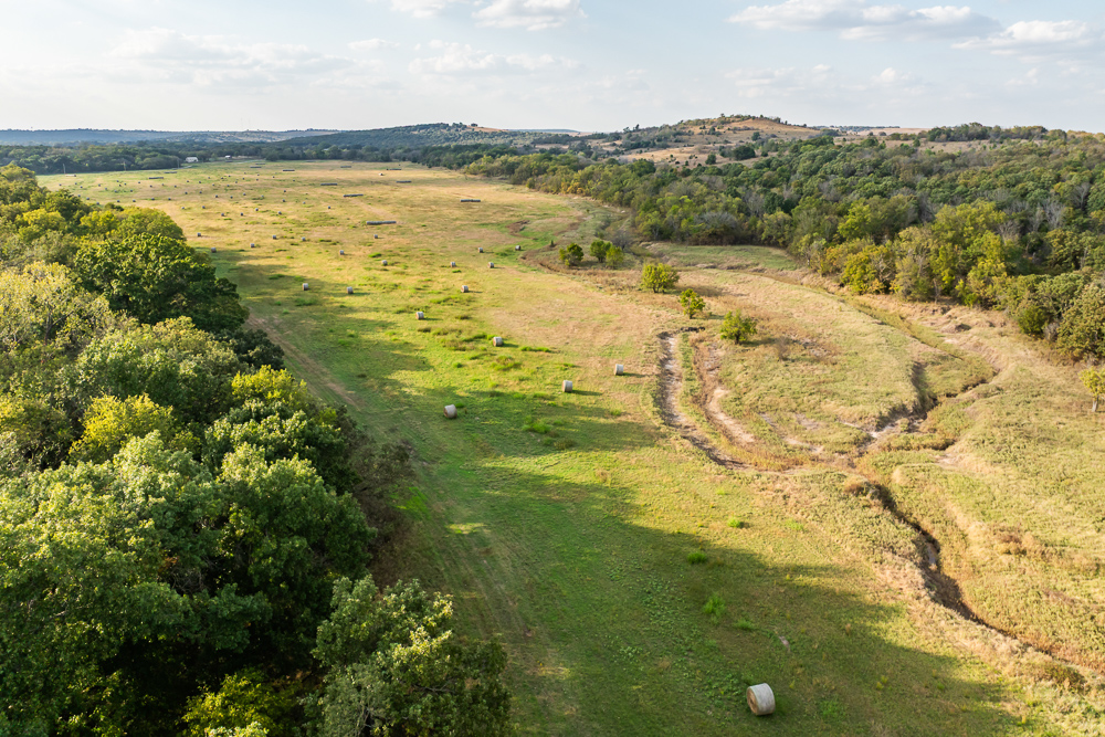 327 +/- Acres with Bird Creek Frontage in Osage County