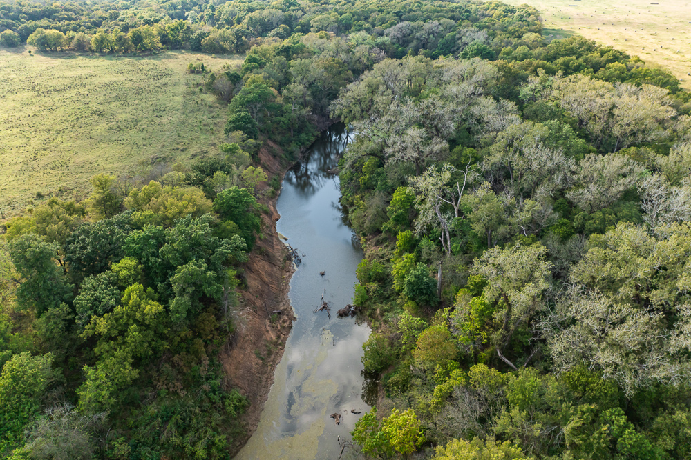 327 +/- Acres with Bird Creek Frontage in Osage County