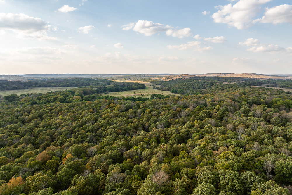 327 +/- Acres with Bird Creek Frontage in Osage County