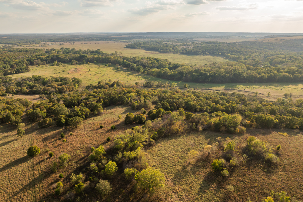327 +/- Acres with Bird Creek Frontage in Osage County