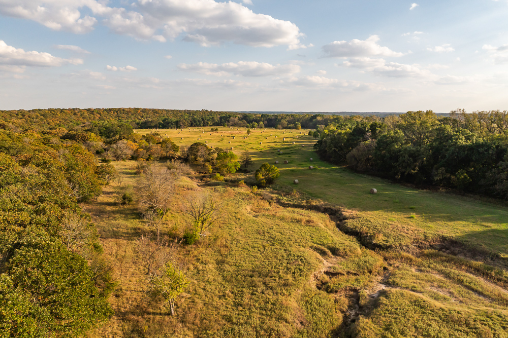 327 +/- Acres with Bird Creek Frontage in Osage County