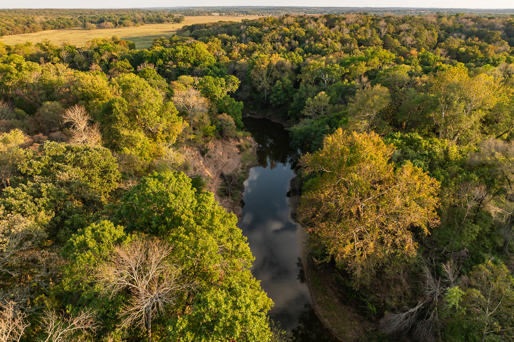 327 +/- Acres with Bird Creek Frontage in Osage County