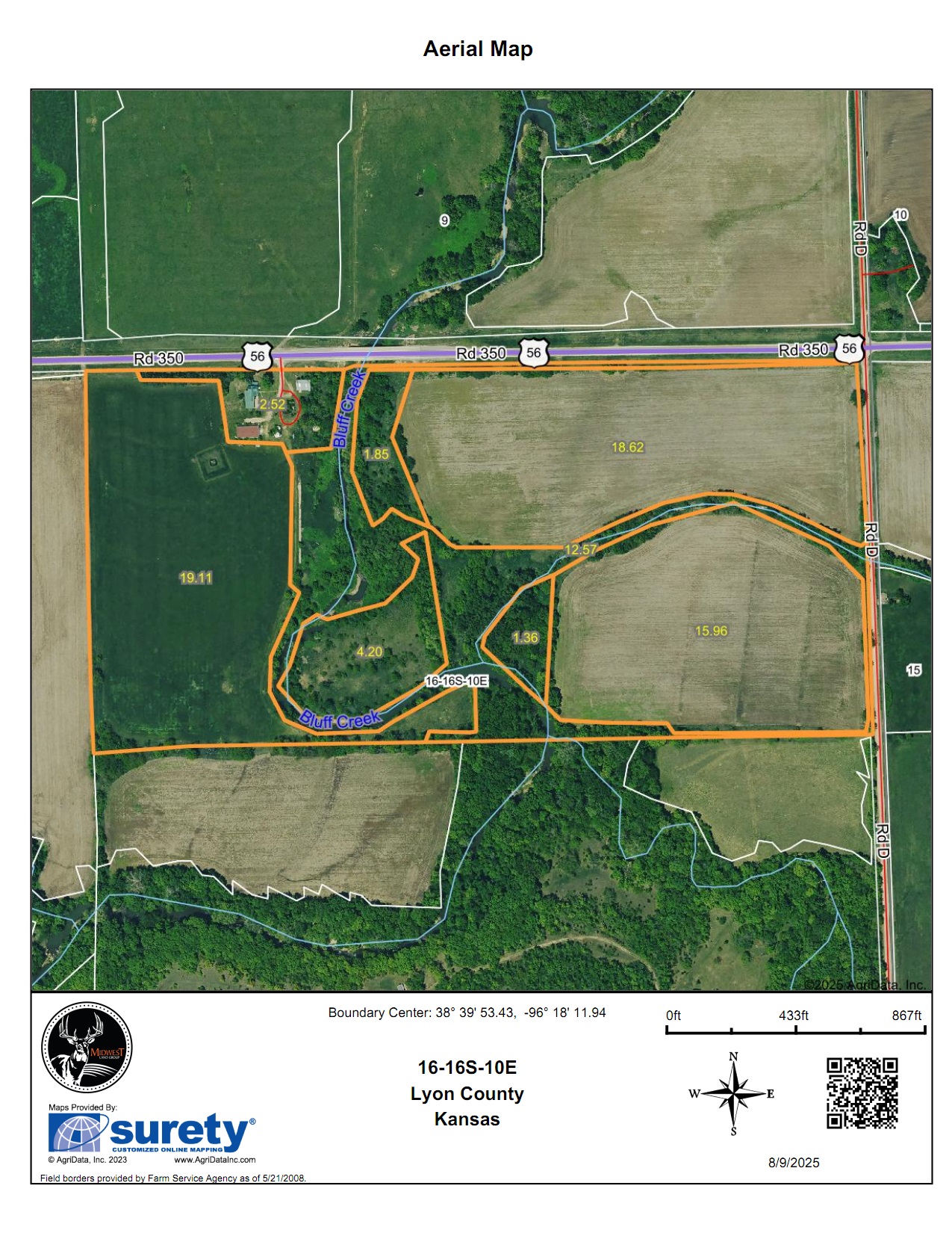 Productive Cropland and Recreational Farm with Residence