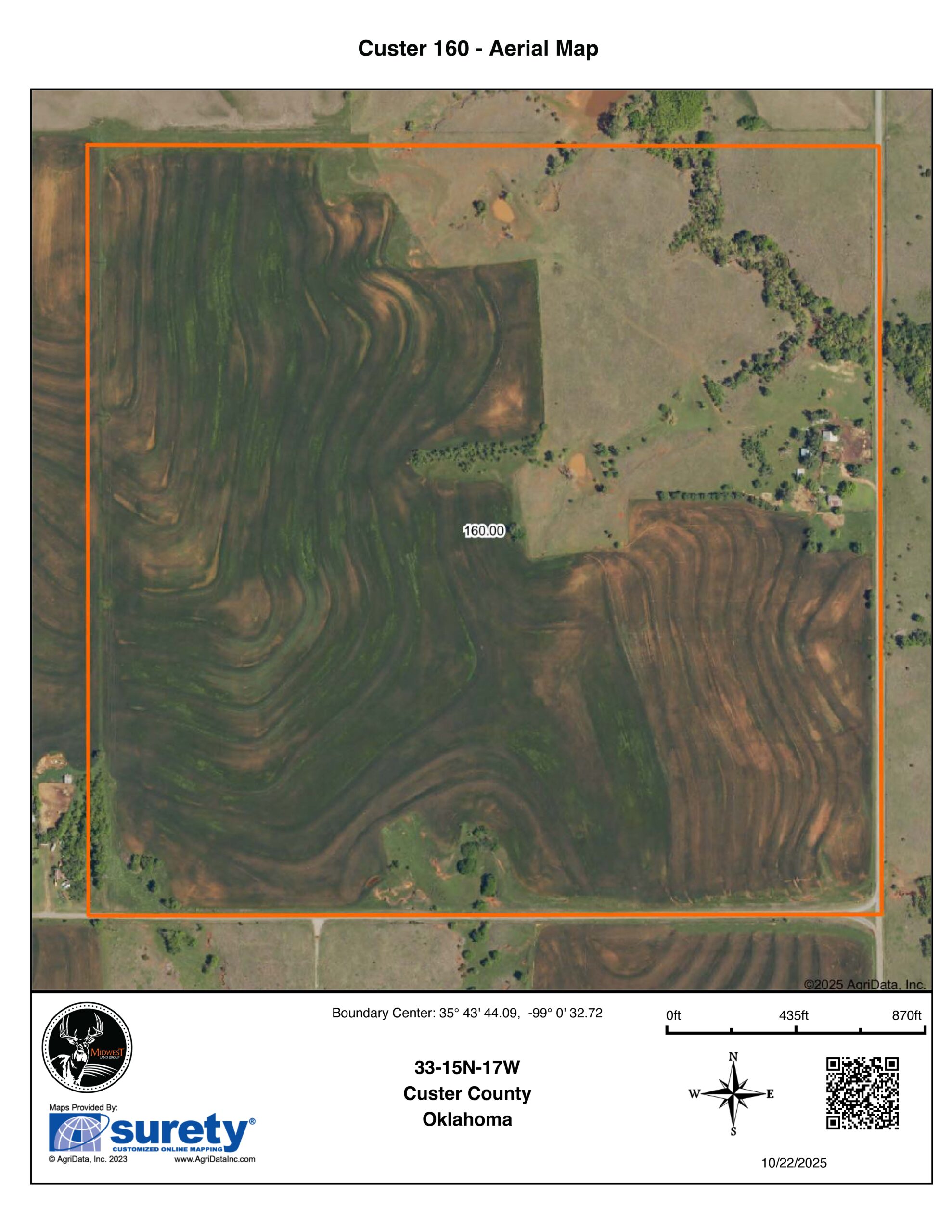 160 +/- Acres of Tillable and Grassland with Strong Soils & Income