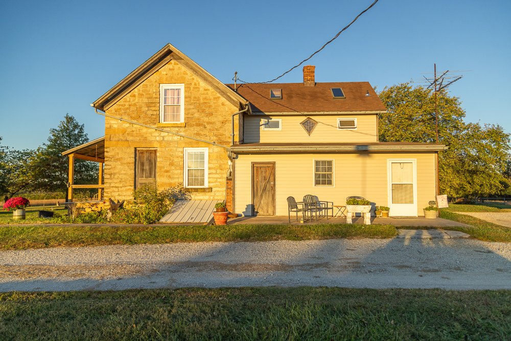 Stunning Hunting Acreage with Rustic Limestone Home