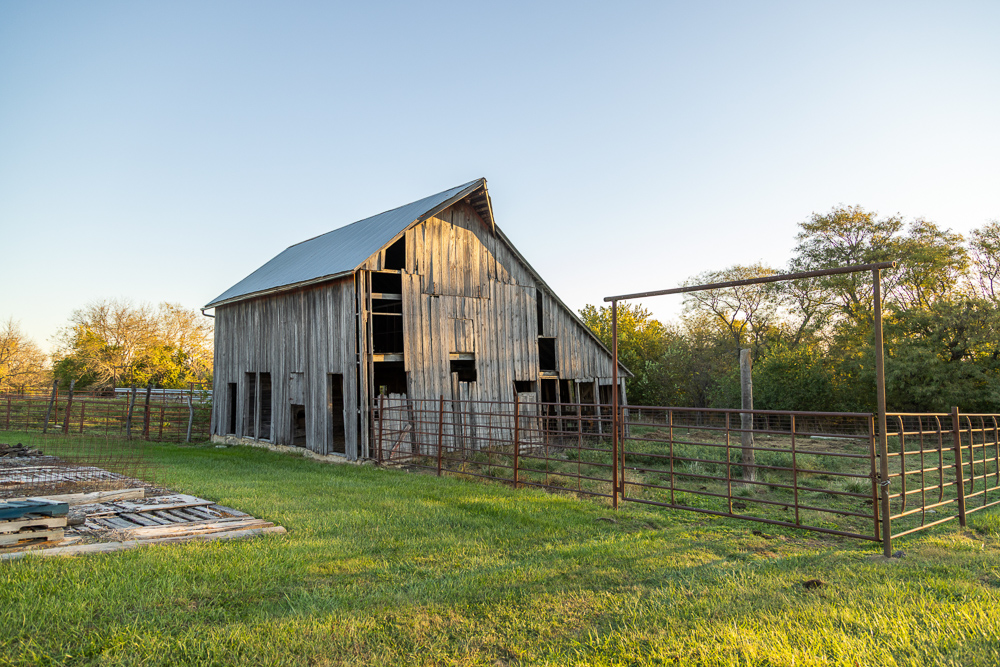 Stunning Hunting Acreage with Rustic Limestone Home