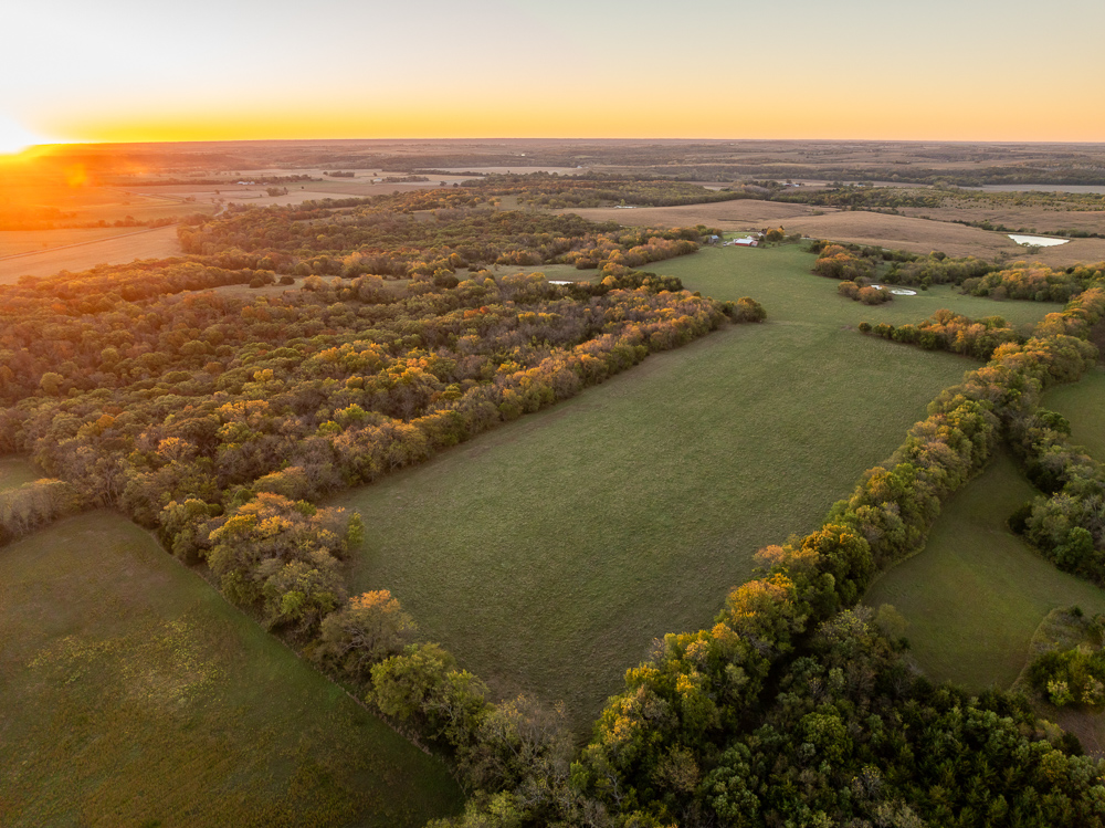 Stunning Hunting Acreage with Rustic Limestone Home