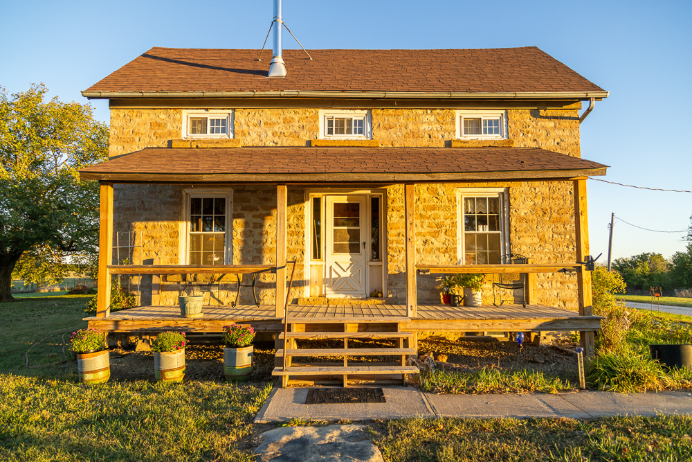 Stunning Hunting Acreage with Rustic Limestone Home