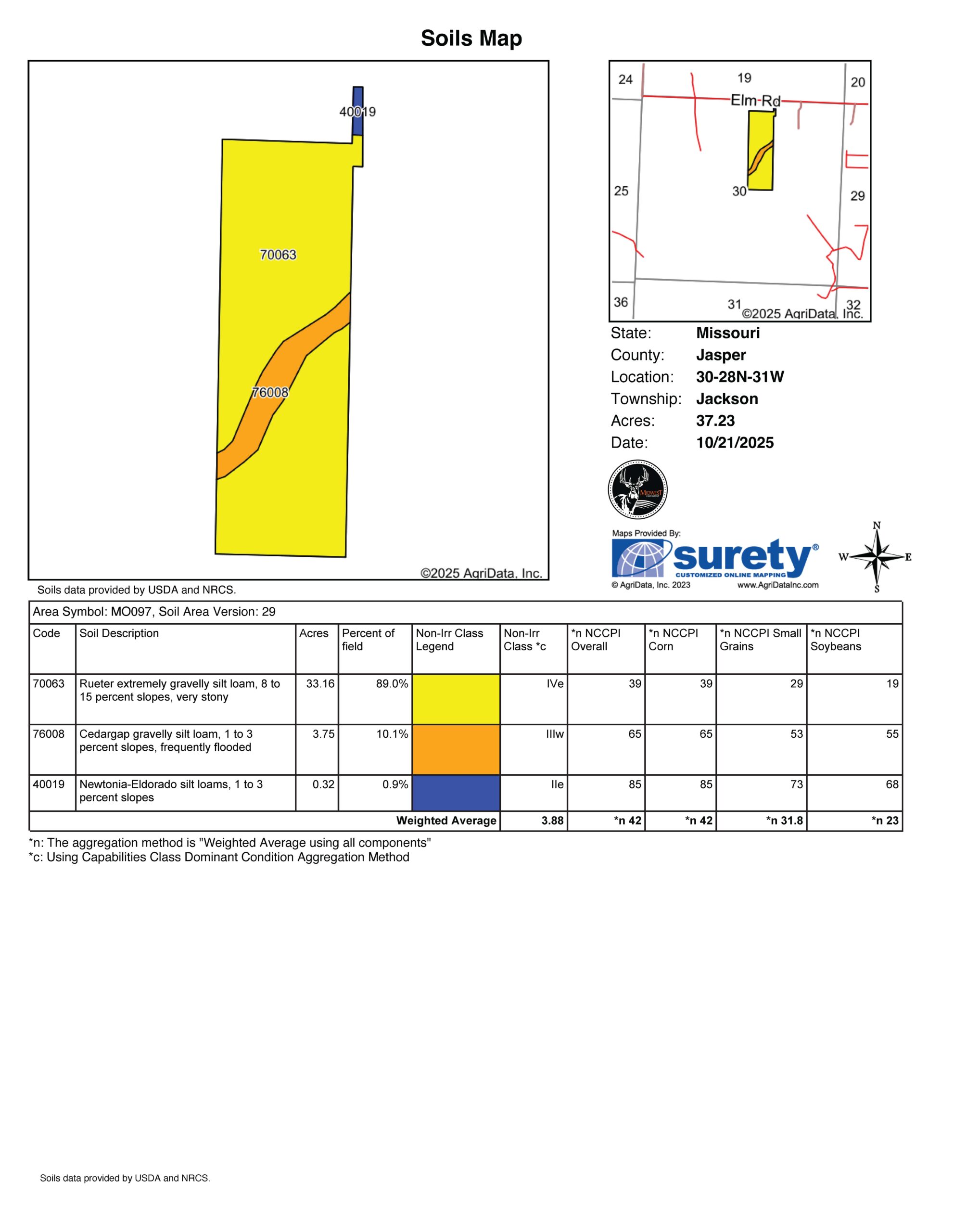 Premier Build Sites and Trophy Deer Habitat Near Carthage