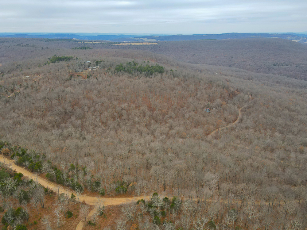 Wooded Ozark Tract With Views, Privacy, and Wildlife